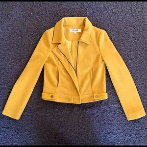 Emmelee Mustard Bomber Jacket